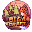 Логотип ツ ＭｅｇａＣｒａｆｔ ツ 1.16 ВыживаниеМини-Игры! Донат на сайте megacraft.org…